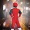 Red Ranger N Steel Costume Toddler Muscle Jumpsuit with Headpiece and Attached Belt